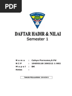 Cover Daftar Hadir Dan Nilai 2014-Cetak 1