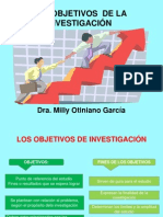 7 Los Objetivos de Investigación