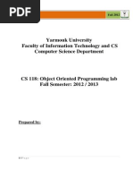 CS 118 OOP Lab Manual