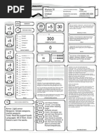 Character Sheet DND - Dragonborn | Role Playing Games