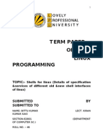 Linux Term Paper