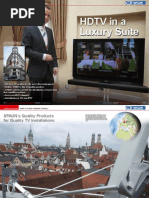 HDTV in A Luxury Suite: COMPANY REPORT Hotel TV-system Installation, Germany