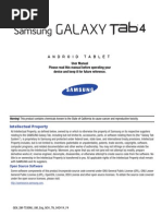 GEN SM-T530NU Galaxy Tab 4 KK English User Manual NC4 F4