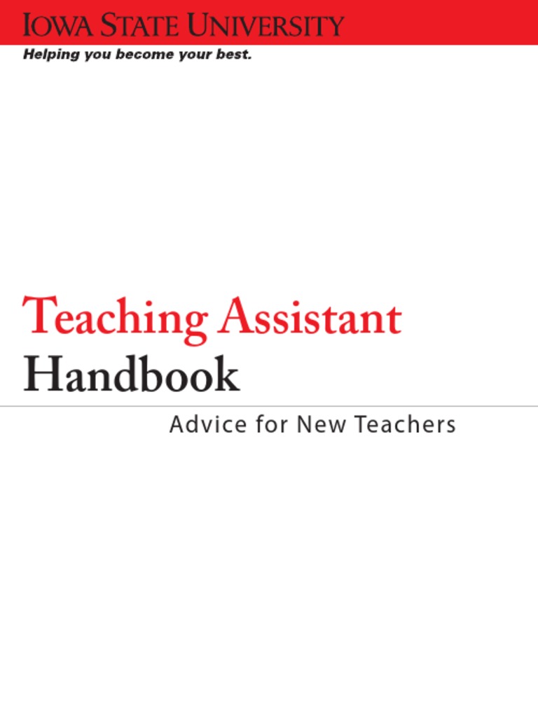 TA Handbook | PDF | Teaching Assistant | Lecture