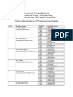 B.tech. CE Training Guides 2010