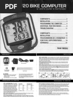 Download Bell F20 Bike Computer by Miroslav Papic SN238309821 doc pdf