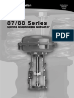 Masoneilan - 87 and 88 Series Spring and Diaphragm Actuator IOM