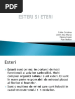 Chimie ETERI SI ESTERI REFERAT 