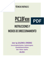 PIC18F_Instrucciones y Modos de Direcc