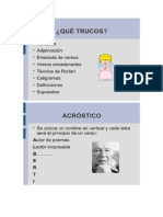 Trucos para Escribir Poemas