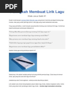 Download 6 Langkah Membuat Lirik Lagu by Kurniawan Mega Mahardika SN238316476 doc pdf