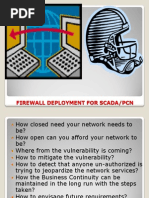 Firewall Deployment for SCADA-PCN