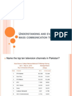 Understanding and Evaluating Mass Communication Theory