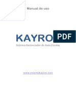 Manual de Uso - Kayros