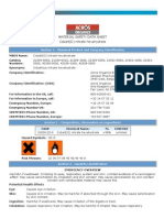 Material Safety Data Sheet Cobalt (II) Nitrate Hexahydrate: Section 1 Chemical Product and Company Identification