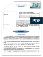 Atividades Sobre o Sistema Monetário Brasileiro