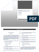 Código Civil Peruano de 1936