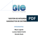 Gestion de Integridad de Gasoductos de Distribucion