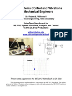 Linear Systems Control of Vibration