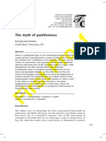 Myth of Punitiveness