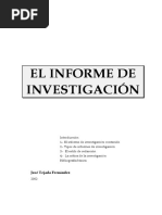 PRESENTACION DE UN INFORME  Soporte  Escritura