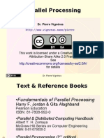 Parallel Processing: Dr. Pierre Vignéras