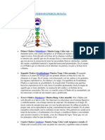 CHAKRAS o Centros de Energía Humana