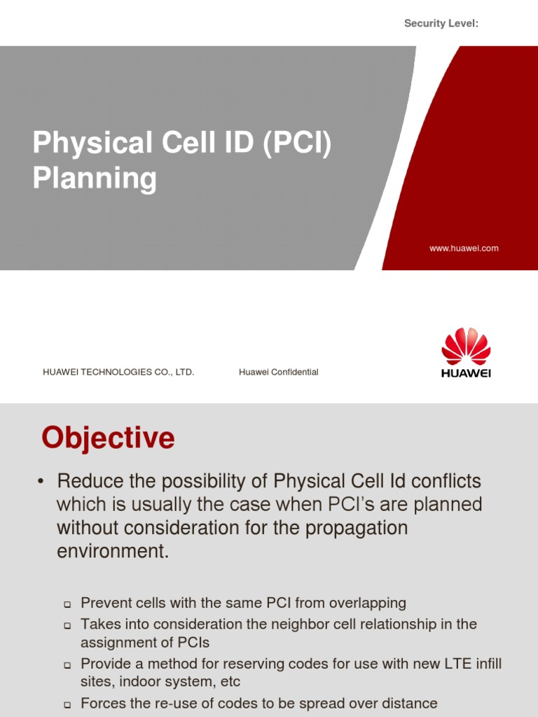 Physical Cell ID (PCI) Planning Cell (Biology) Communications