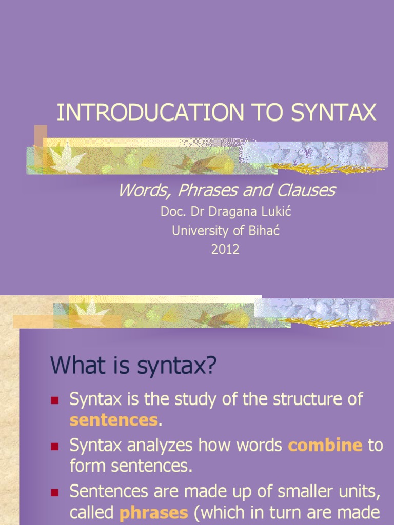 introducation-to-syntax-words-phrases-and-clauses-phrase-verb