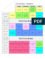 Start-Up - 4-2timetable