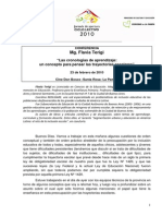 FT-M1 Terigi, F. Conferencia Las Cronologías de Aprendizaje