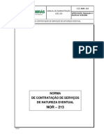 Norma de Contratação de Serviços de Natureza Eventual