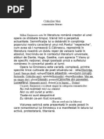 crticilor mei