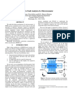 Inductive Fault Analysis of a Micro Resonator