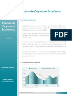 Informe de Coyuntura Económica - Agosto 2014