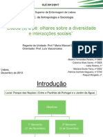 Lisboa (S) A Pé: Olhares Sobre A Diversidade e Interacções Sociais