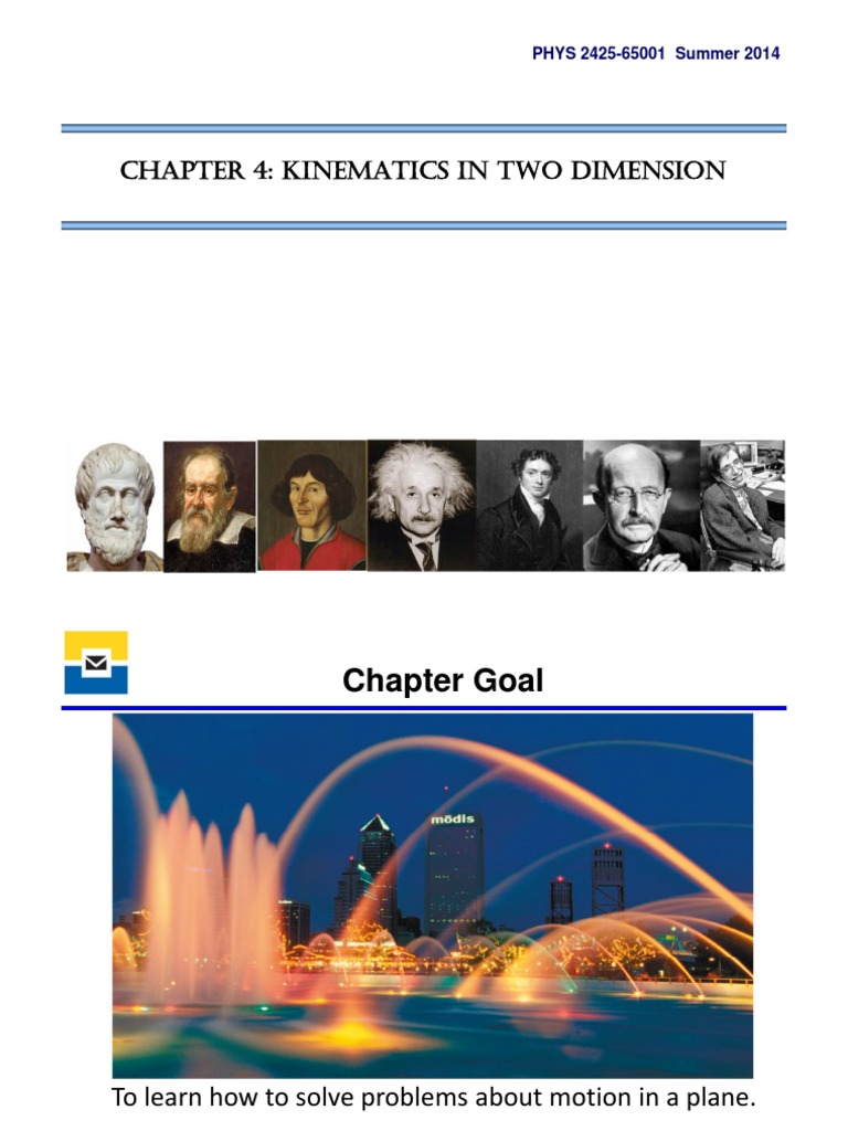 Kinematics in Two Dimensions Overview | PDF | Acceleration | Velocity