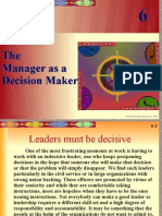 Chapter 6 - The Manager As A Decision Maker.