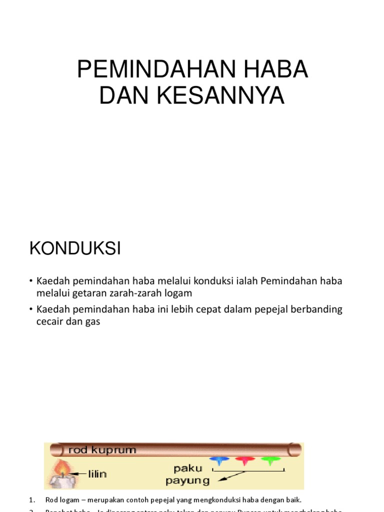 Pemindahan Haba Dan Kesannya Pdf