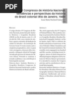 IV Congresso de História Nacional_tendências e Perspectivas Da História Do Brasil Colonial