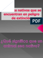 Animales Nativos en Peligro de Extinción