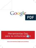 GOOGLE Geolocalización de contenidos Maps y Earth