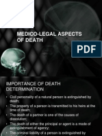 Medico-Legal Aspects of Death