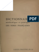 Philippe Martinon Dictionnaire Des Rimes Francaises