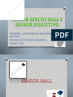 Sensor Efecto Hall y Sensor Inductivo