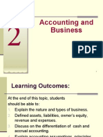 Topic 2 - Accounting & Business