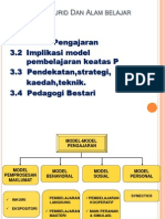 PPG Model Pengajaran PPG 10 MAC 2012