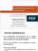 Herramientas Administrativas de La Calidad Total