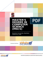 Master'S Degree in Computer Science (MSCS) : Stanford University, Stanford, California - USA