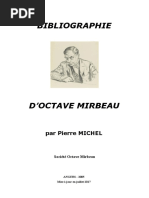 Download Pierre Michel Bibliographie dOctave Mirbeau by Anonymous 5r2Qv8aonf SN2383792 doc pdf